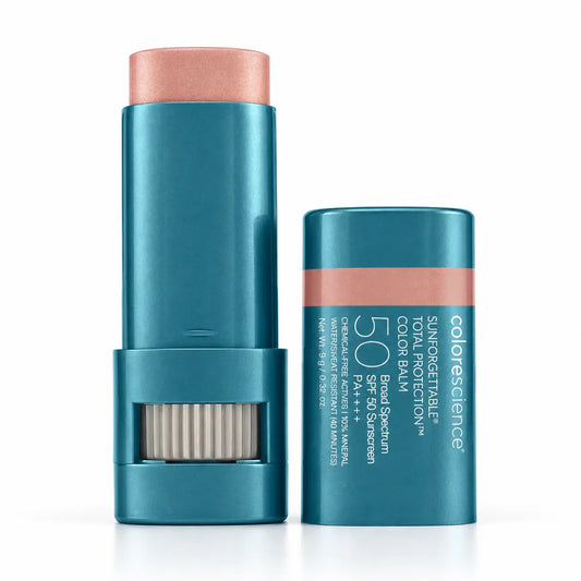 Colorescience Sunforgettable Total Protection Color Balm SPF 50 Blush — vista frontal del envase