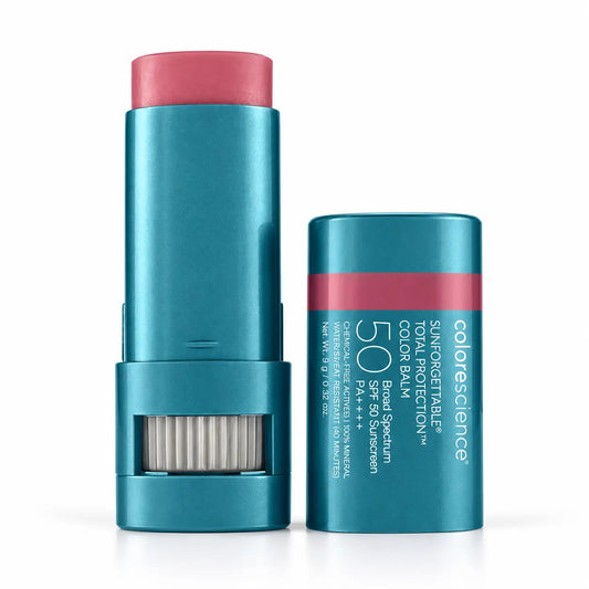 Colorescience Sunforgettable Total Protection Color Balm SPF 50 Pink Sky — vista frontal del envase